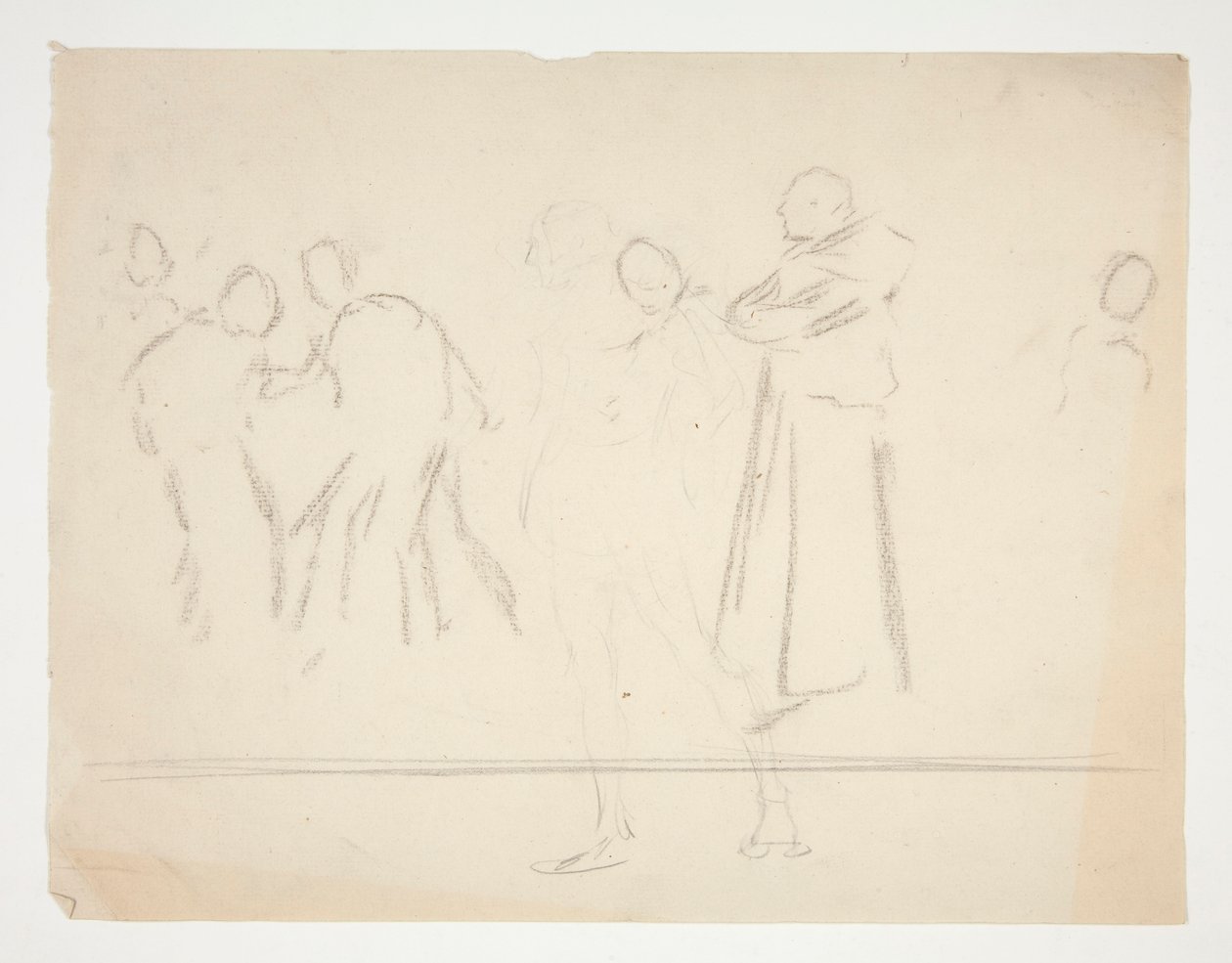 Ilustración no identificada de Edwin Austin Abbey