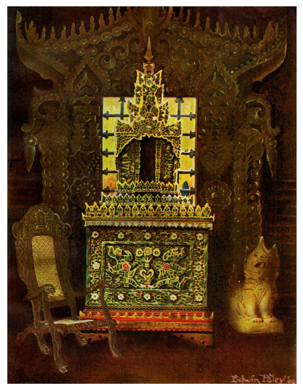 Muebles asiáticos, 1911-1912 de Edwin Foley