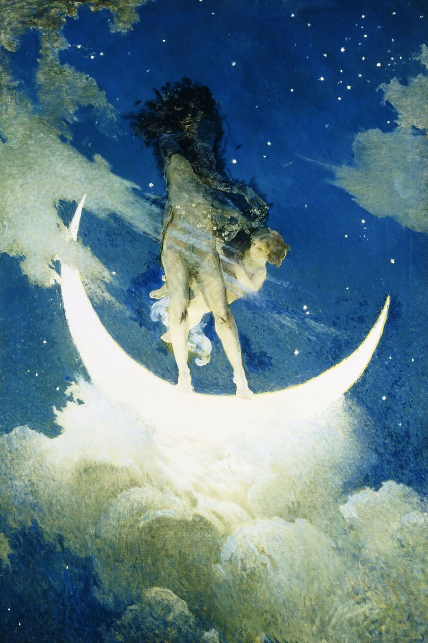 La luna y las estrellas de Edwin Howland Blashfield