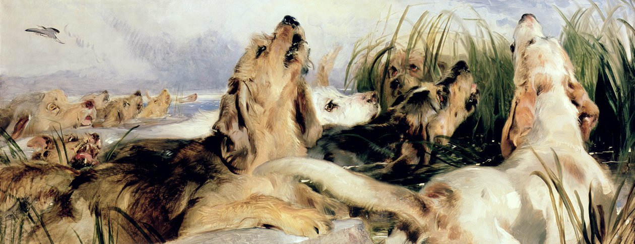 Perros de nutria de Edwin Landseer