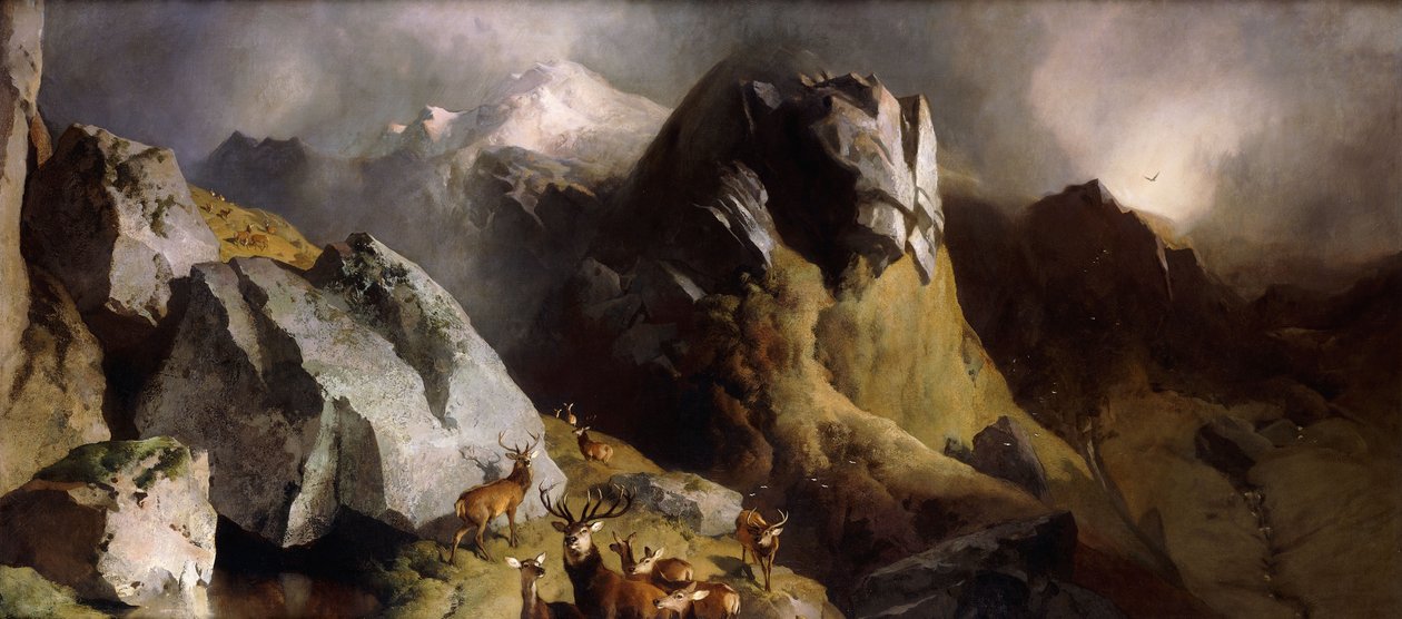 El Paso del Ciervo, c.1852 de Edwin Landseer