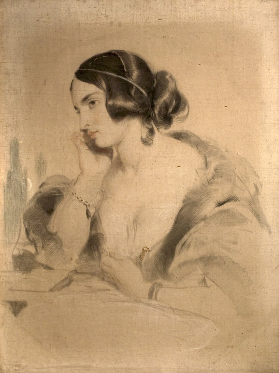 La honorable Sra. Norton, c.1850 de Edwin Landseer
