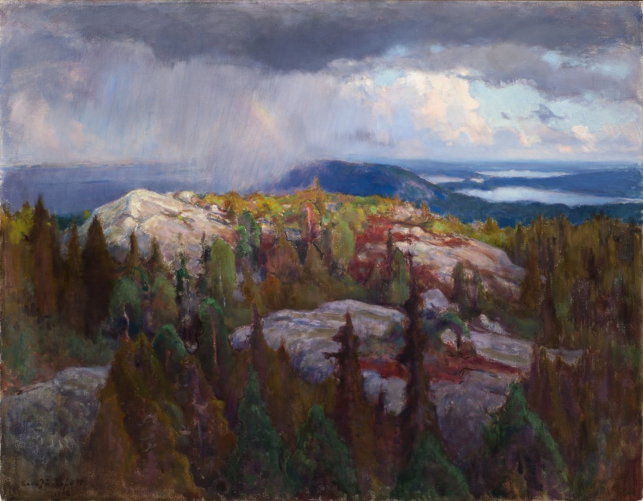 Paisaje Maisema Kolilta, 1918 de Eero Järnefelt