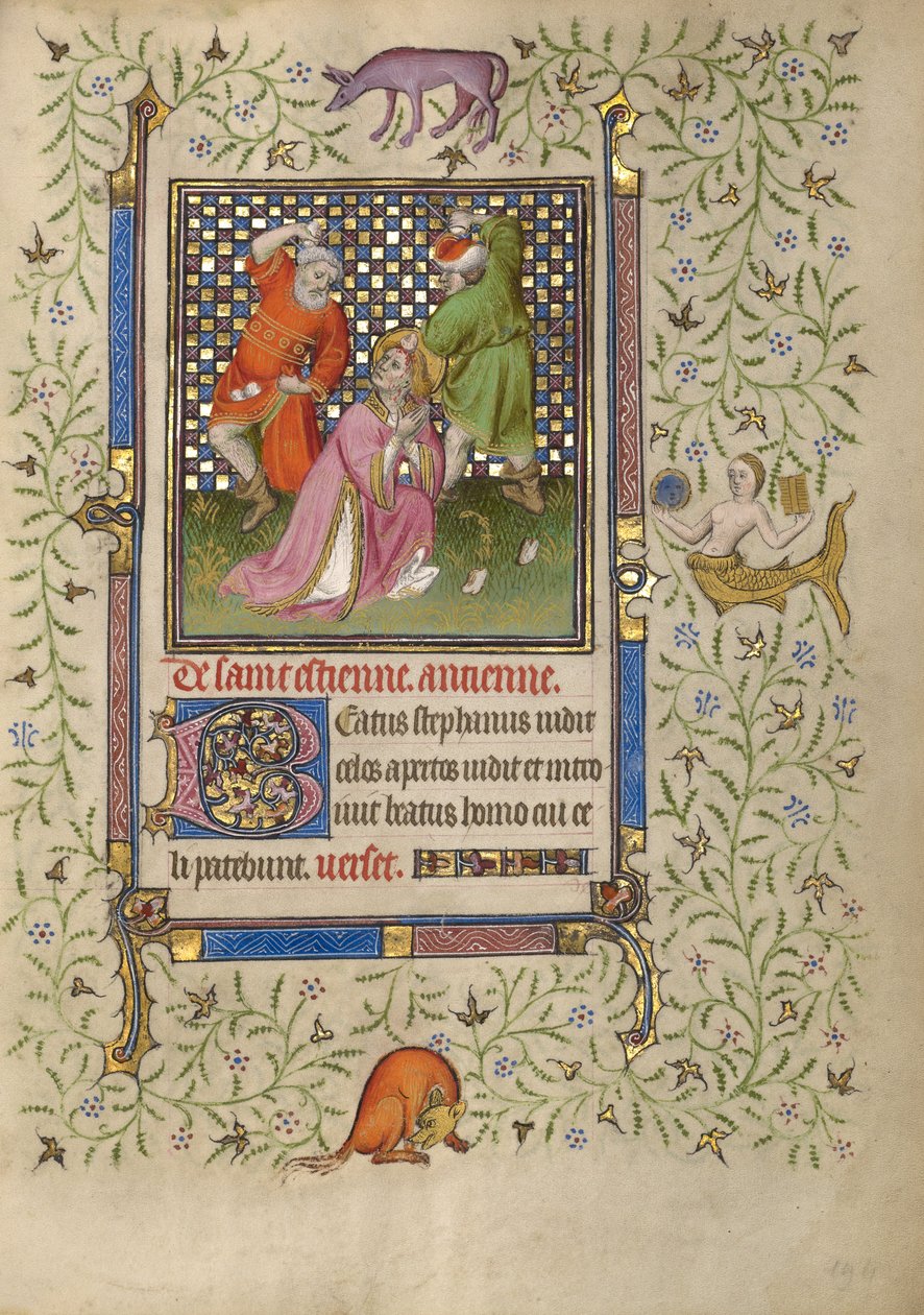 La lapidación de San Esteban de Egerton Master