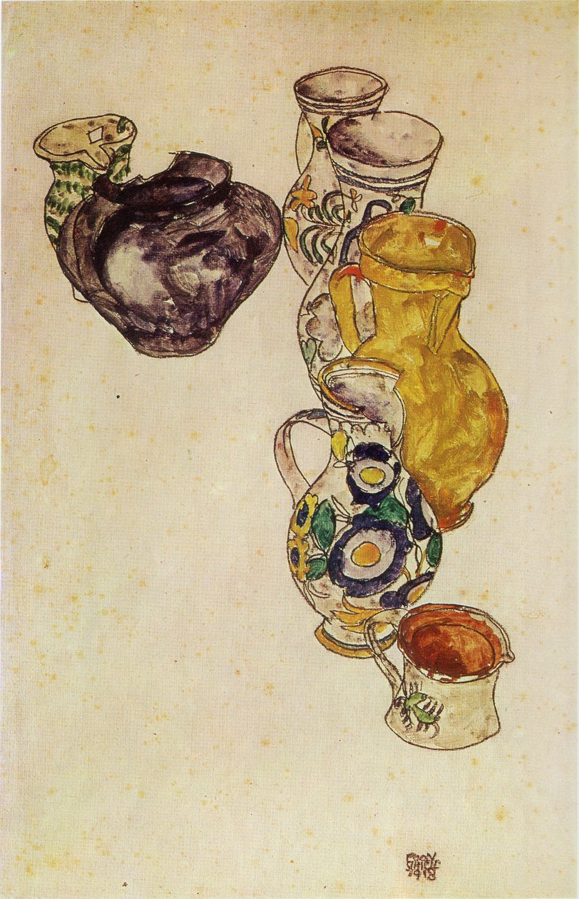 Jarras de campesinos de Egon Schiele