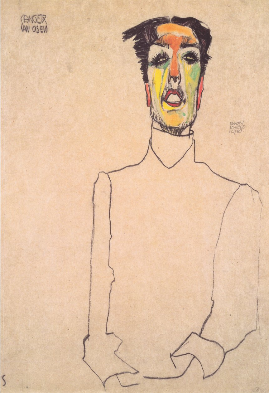 Cantante de Osen de Egon Schiele