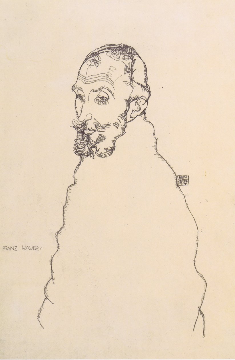 Retrato de Franz Hauer de Egon Schiele