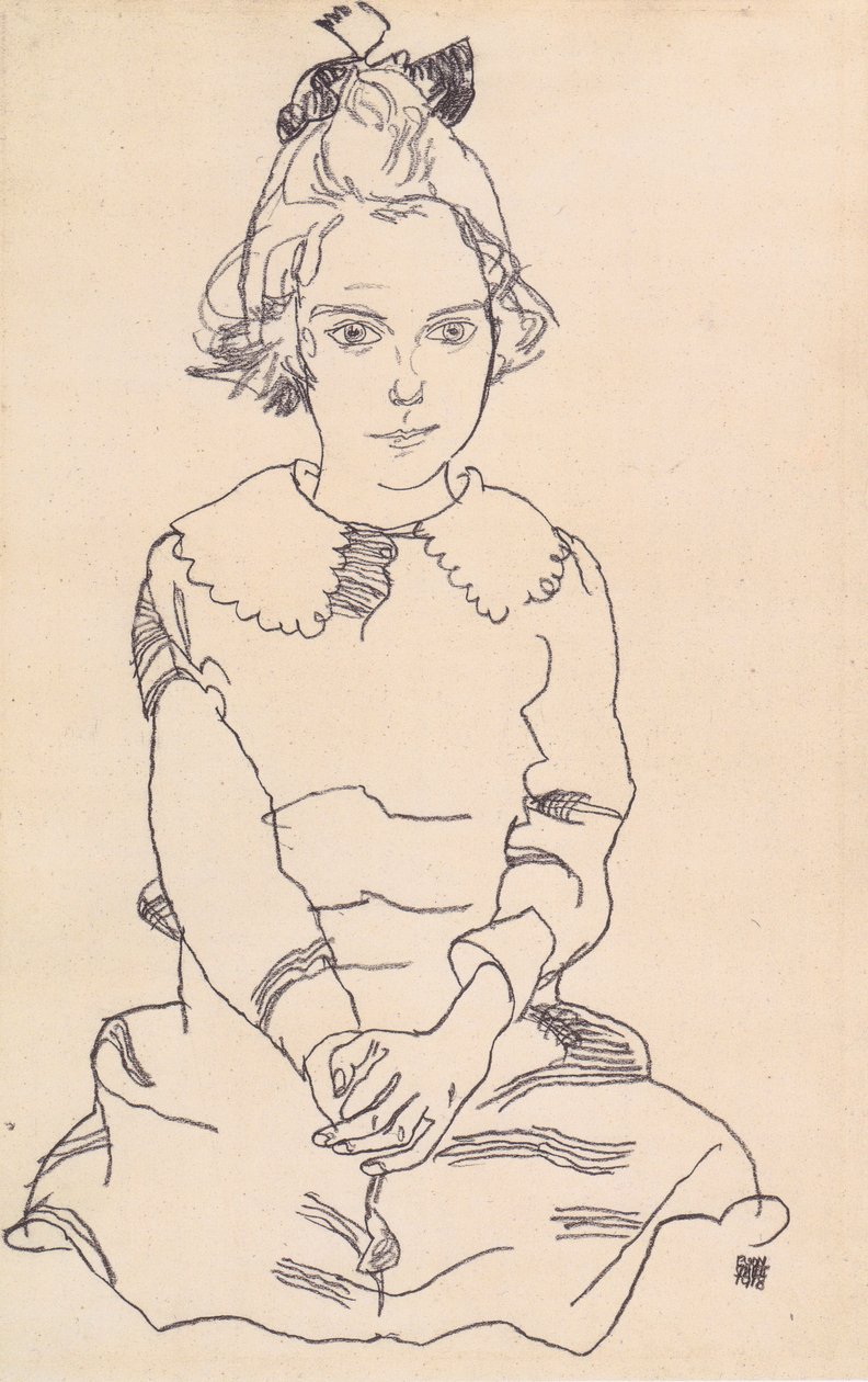 Retrato de Maria Steiner de Egon Schiele