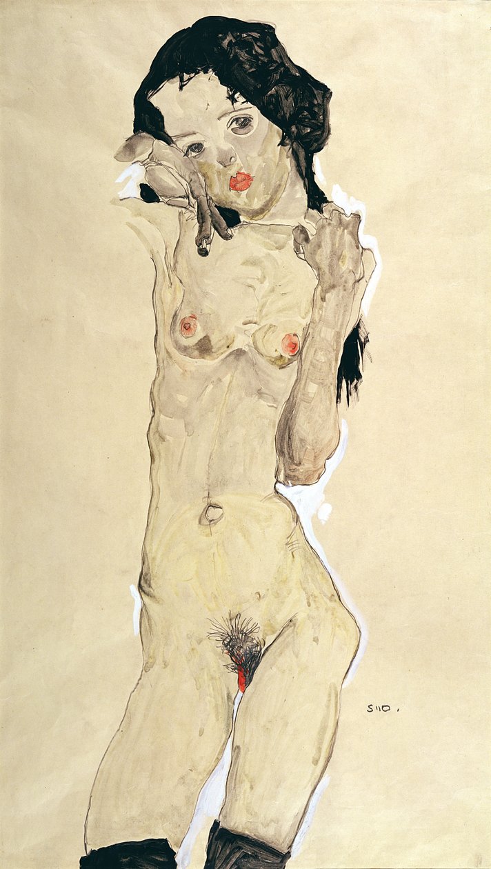 Desnudo de Egon Schiele