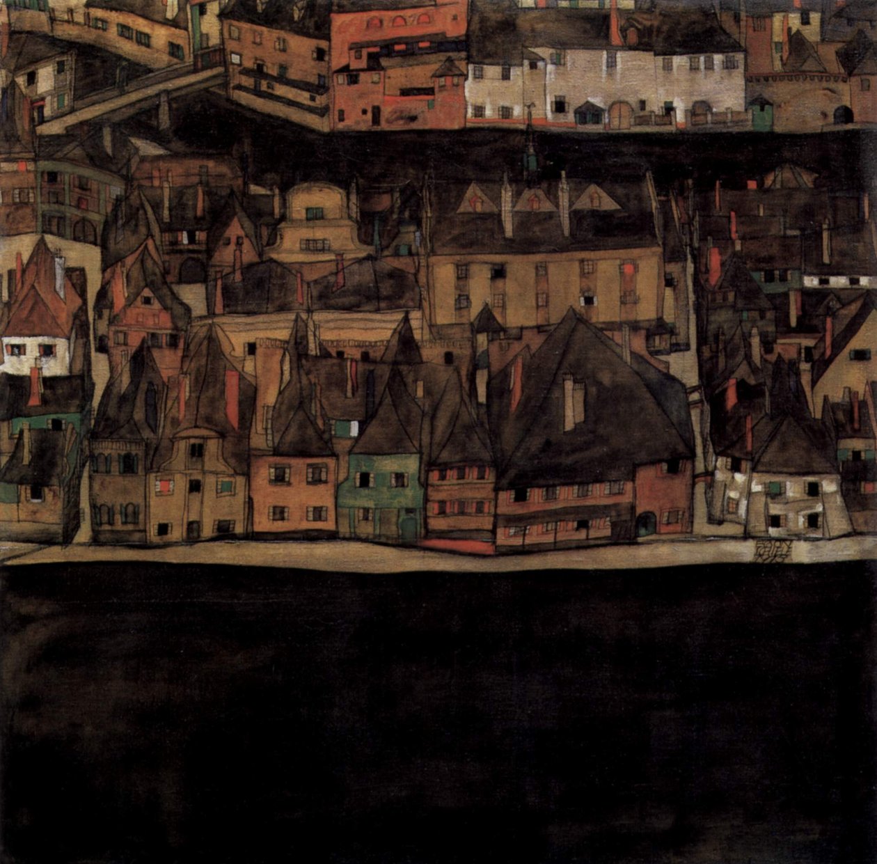 Pequeña ciudad de Egon Schiele
