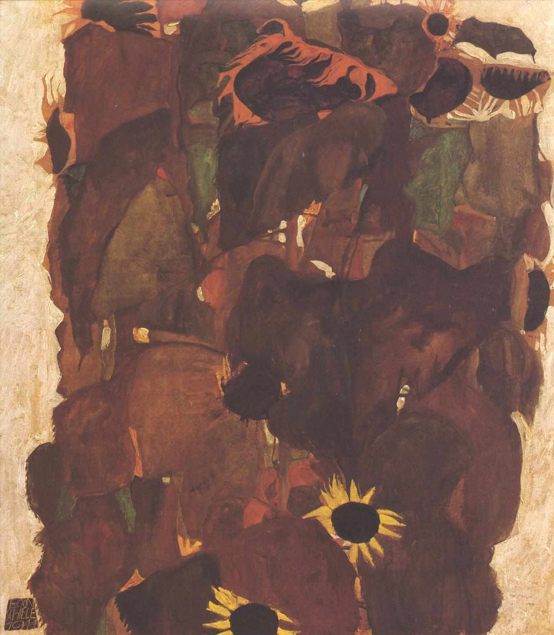 Girasoles de Egon Schiele