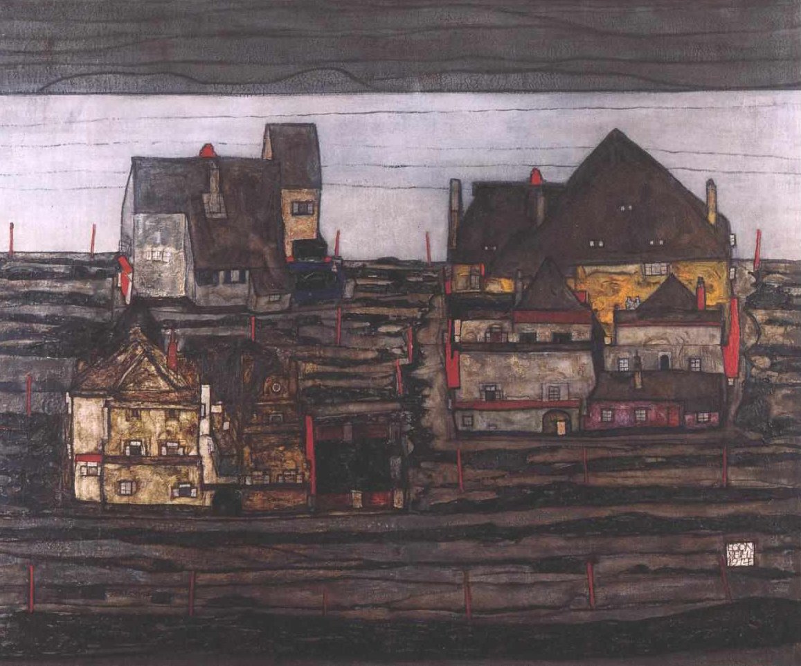 Suburbio de Egon Schiele