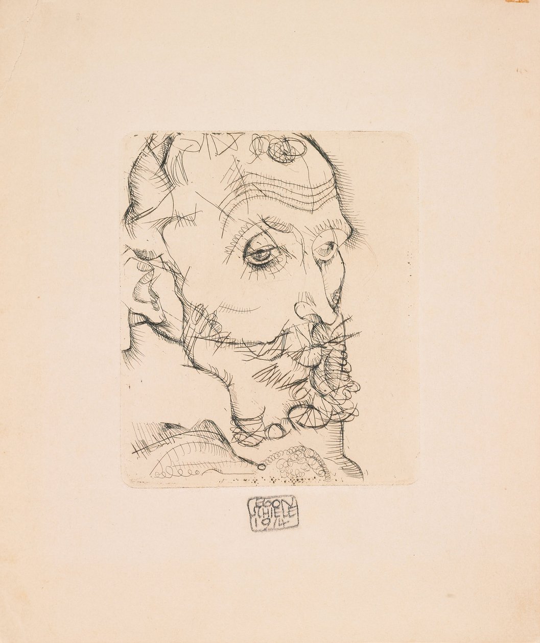 Retrato de Franz Hauer de Egon Schiele
