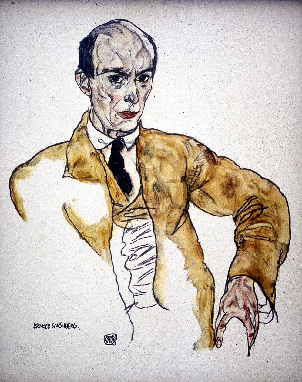 Arnold Schoenberg, 1917 de Egon Schiele