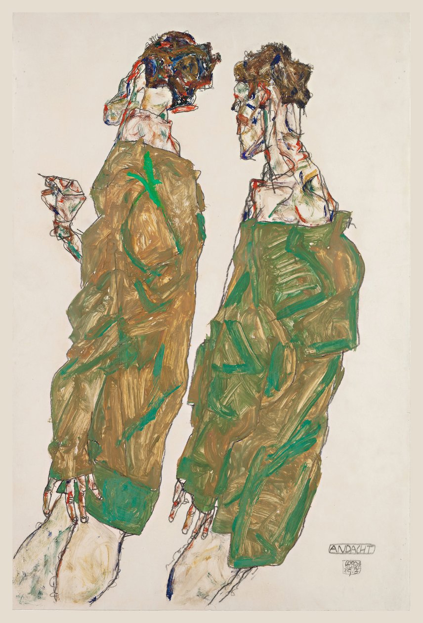 Devoción, 1913 de Egon Schiele