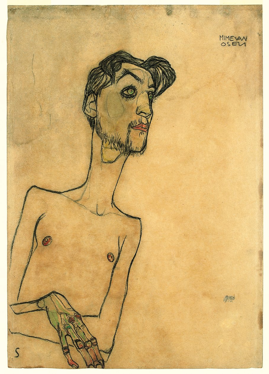 Mime van Osen de Egon Schiele