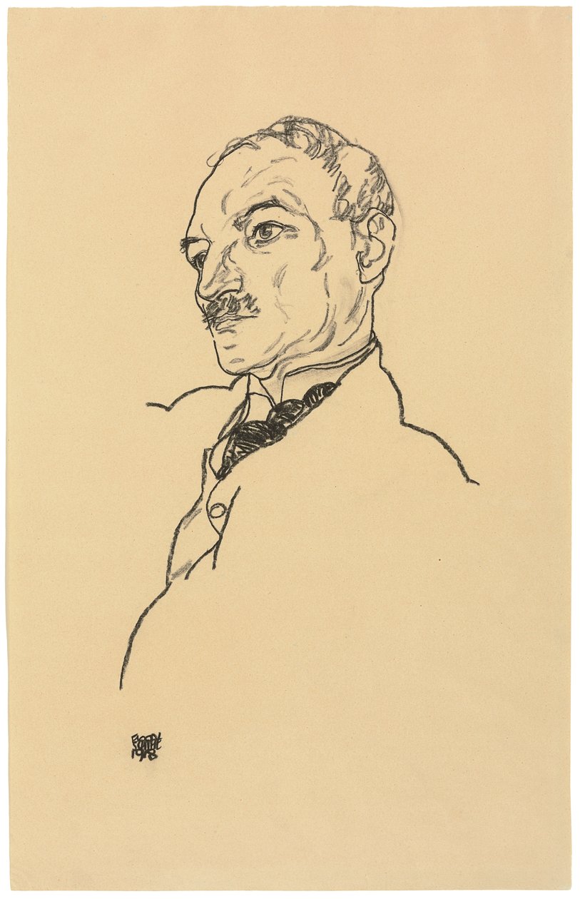 Retrato de August Lederer de Egon Schiele
