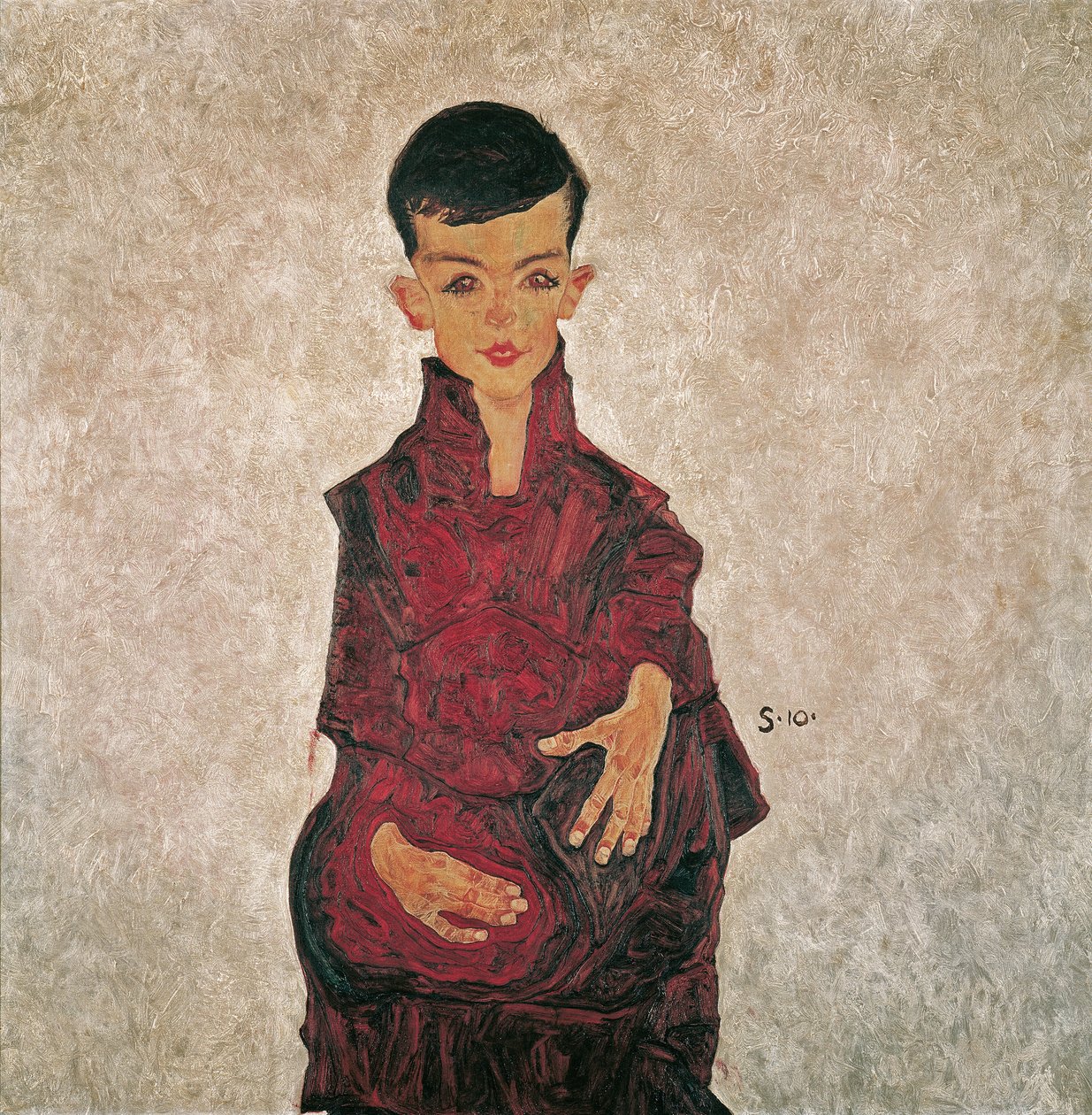 Retrato de Herbert Reiner, 1910 de Egon Schiele
