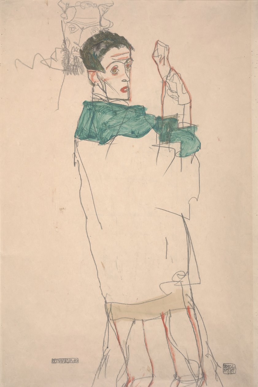 Recuerdo (Erinnerung) de Egon Schiele