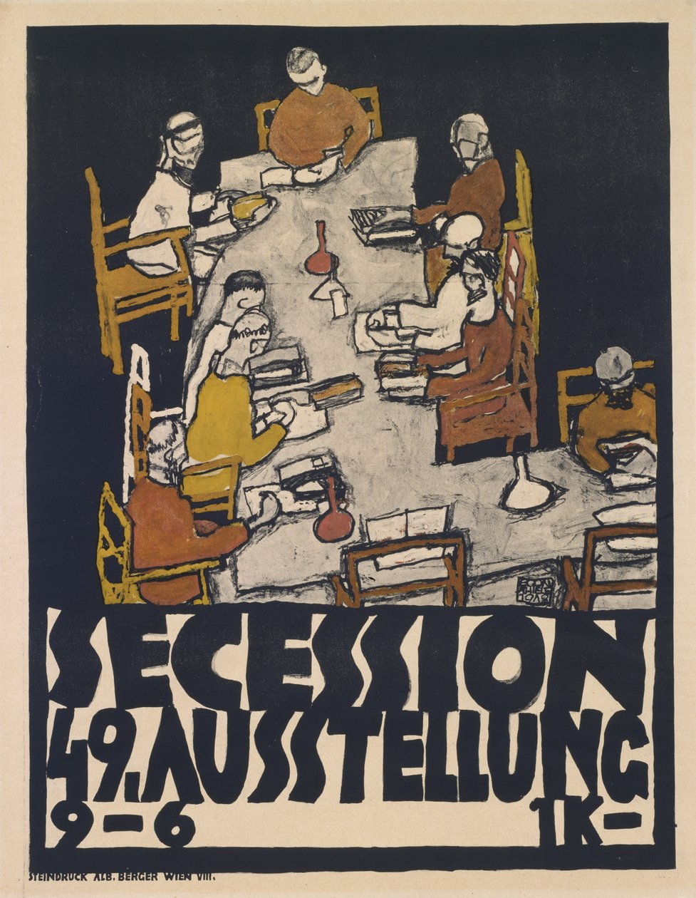 Secession 49. Ausstellung, 1918 de Egon Schiele