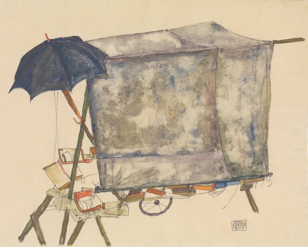 Carro de Calle de Egon Schiele