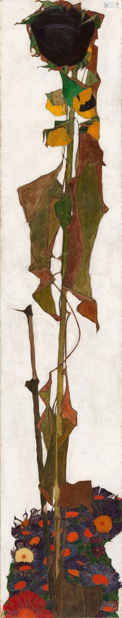 Girasol, 1909-1910 de Egon Schiele
