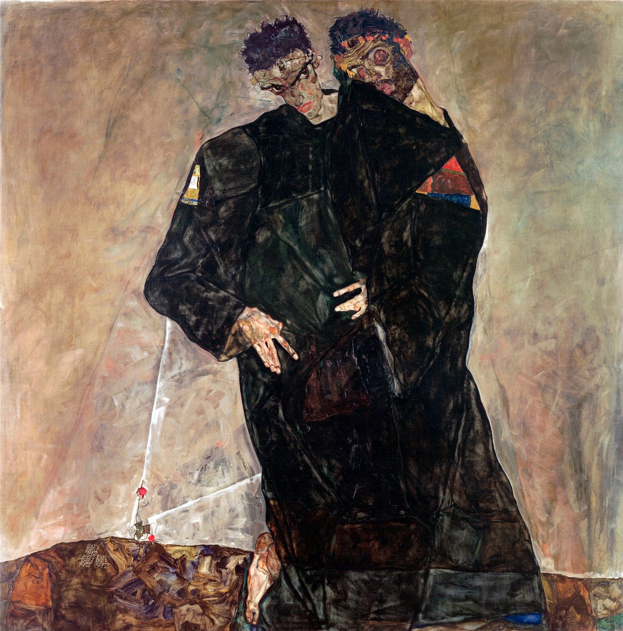 Los ermitaños de Egon Schiele de Egon Schiele