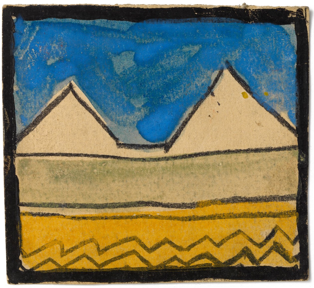 Diseño de decoración mural, 1918 de Egon Schiele