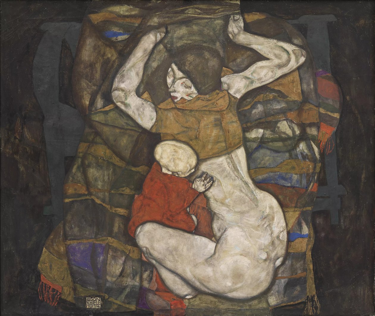 Joven madre, 1914 de Egon Schiele