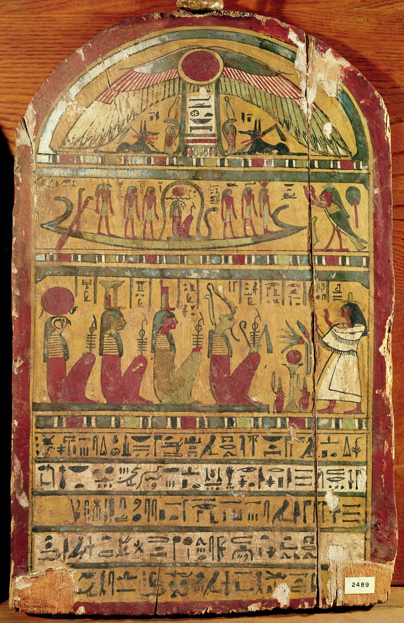 Estela, c.664-332 a.C. de Egyptian