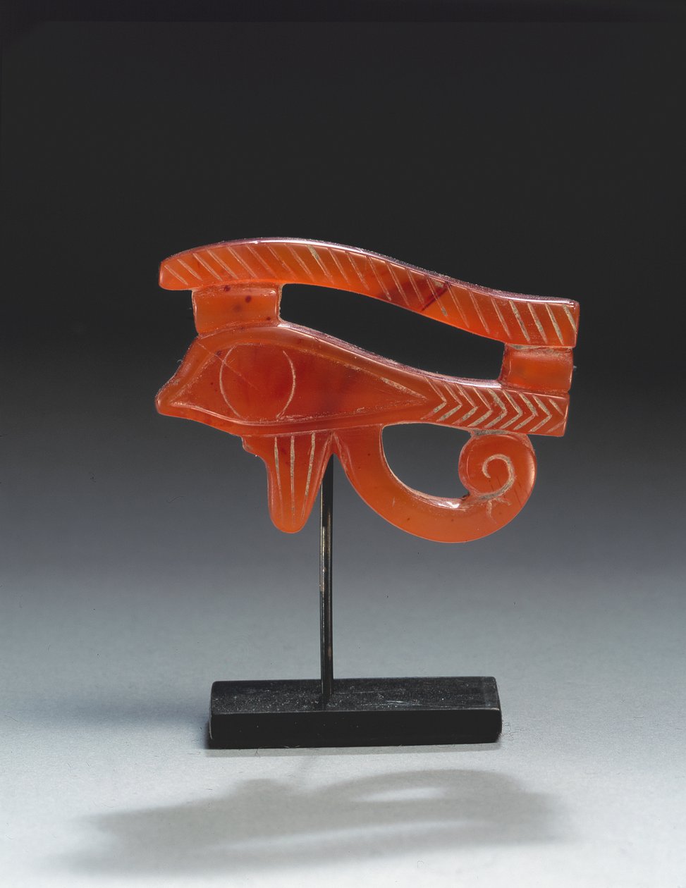 Amuleto de ojo Wedjat (cornalina) de Egyptian