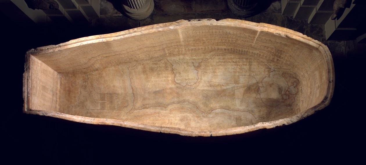 El sarcófago de Seti I, c.1279 a.C. de Egyptian 19th Dynasty