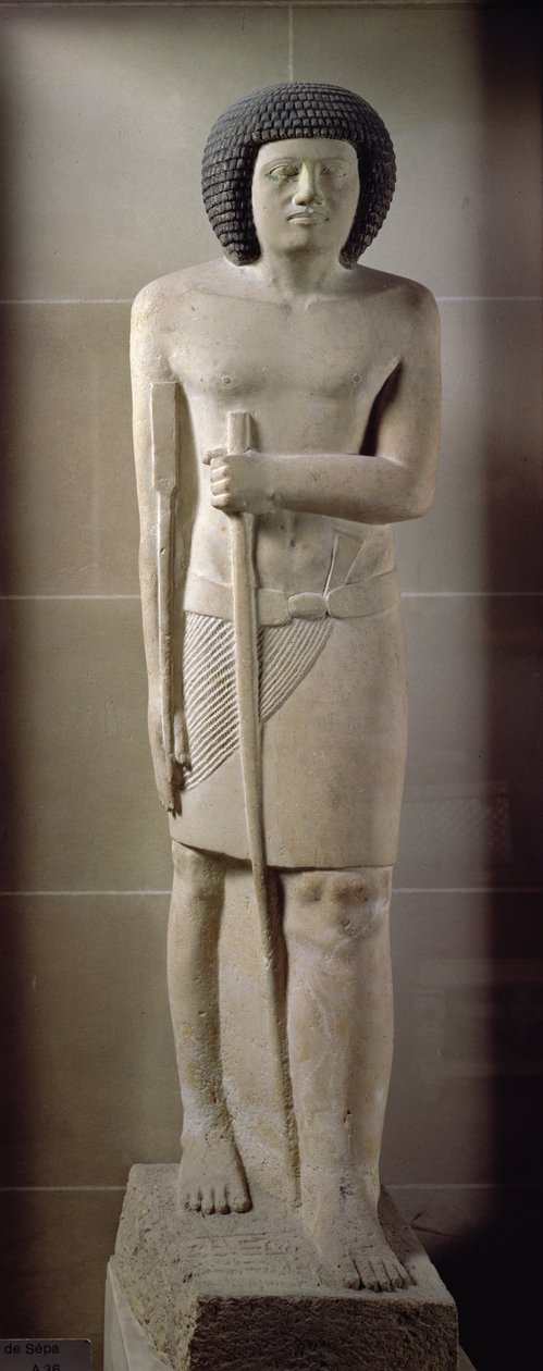 Estatua de Sepa, Reino Antiguo de Egyptian 3rd Dynasty