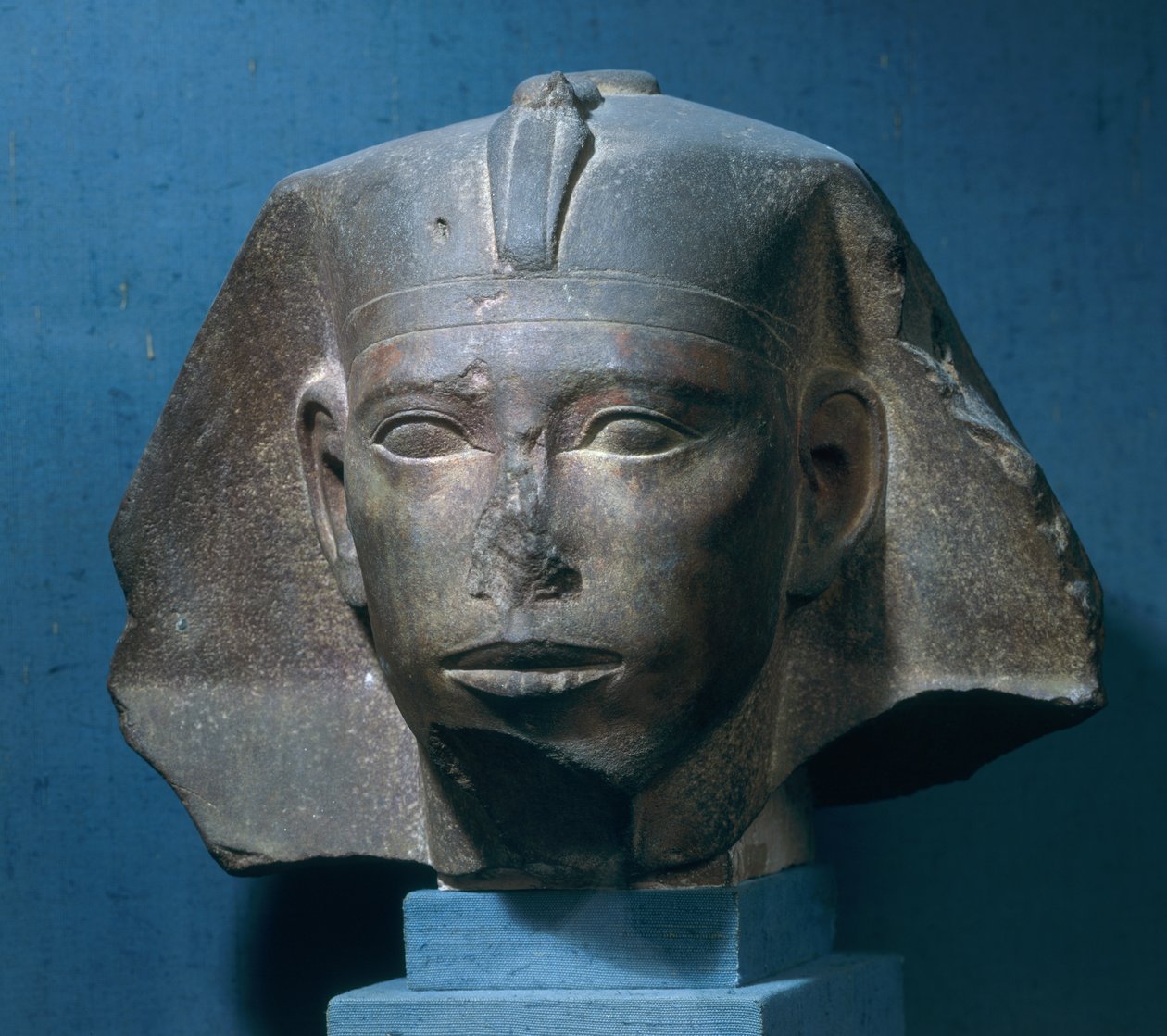 Cabeza del rey Djedefre, de Abu Roash, Reino Antiguo, c.2565-2558 a.C. de Egyptian 4th Dynasty