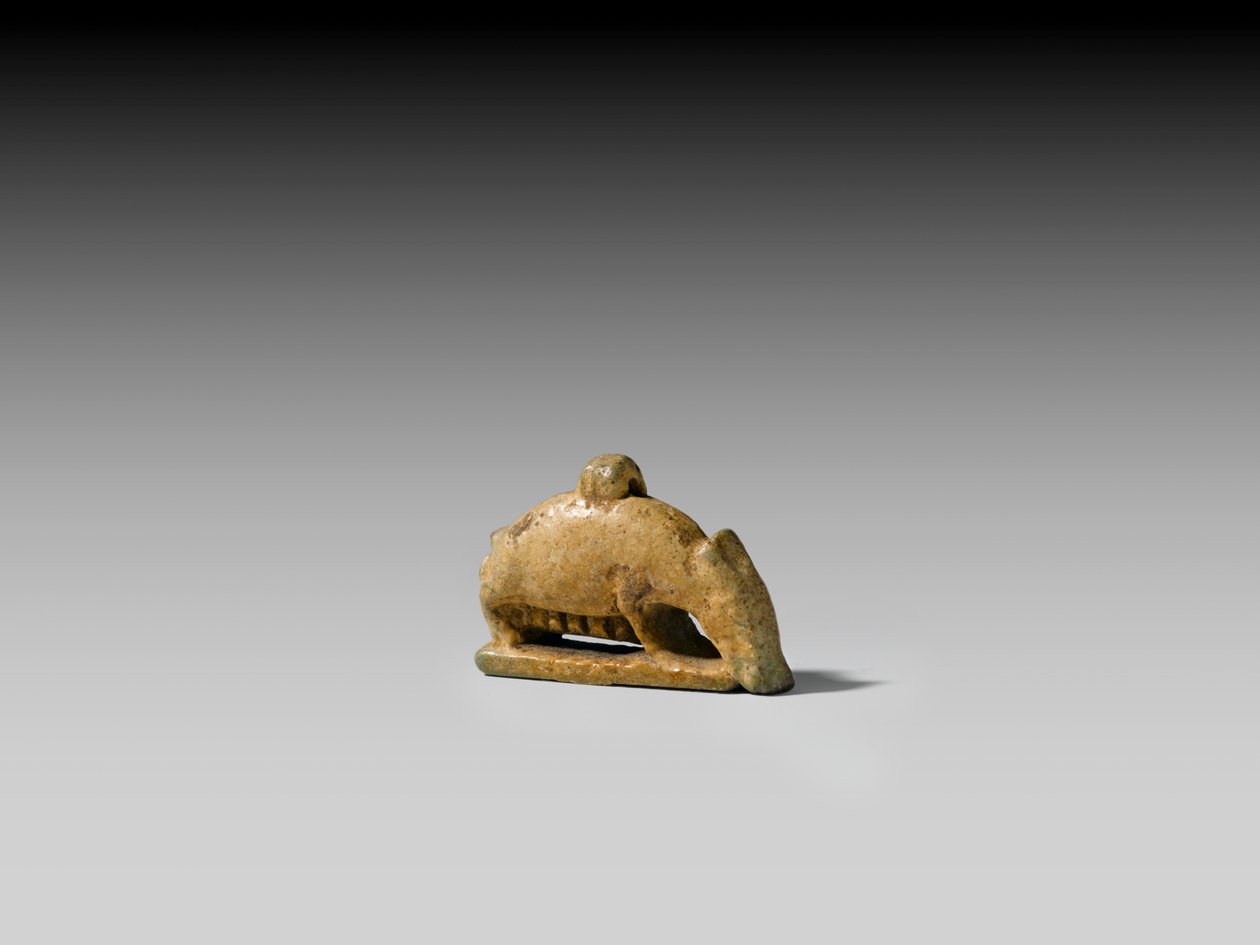 Amuleto de una cerda de Egyptian