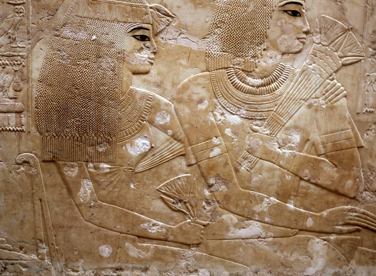 Ramose y su esposa (relieve) de Egyptian 18th Dynasty