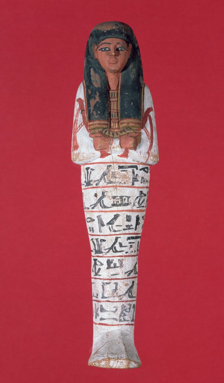Figura de Shabti, Nuevo Reino de Egyptian 19th Dynasty