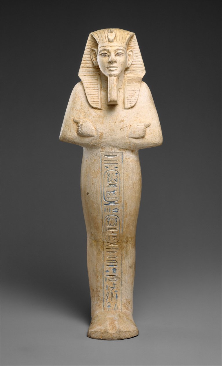 Shabti de Merneptah, c.1213-1203 a.C. (caliza) de Egyptian 19th Dynasty