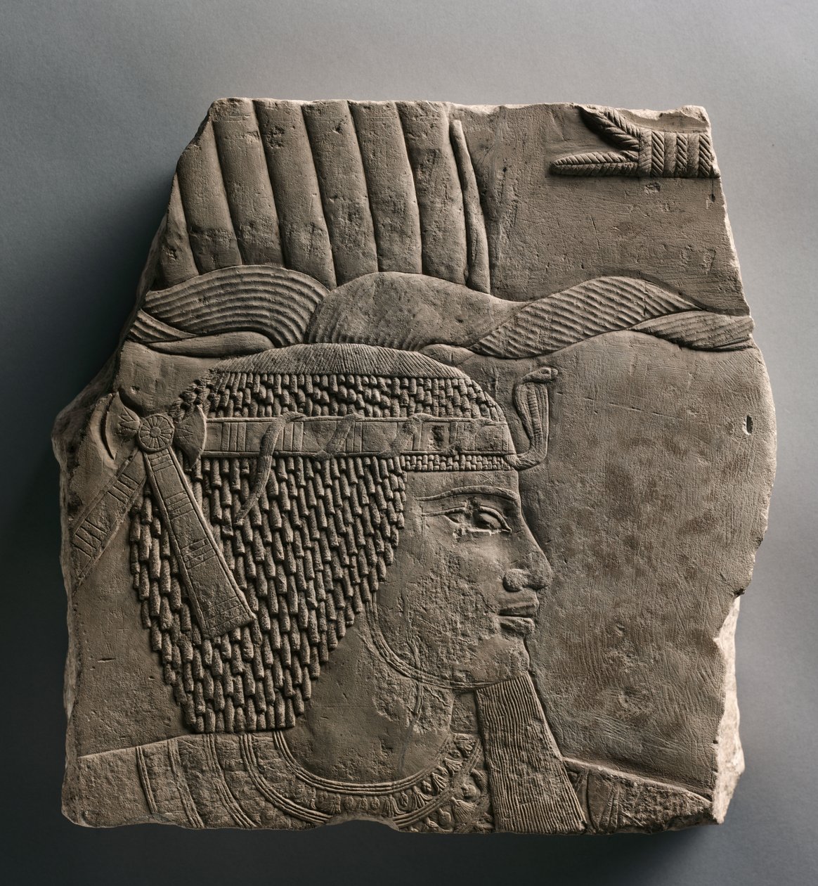 Relieve de un rey, 664-525 a.C. de Egyptian 26th Dynasty