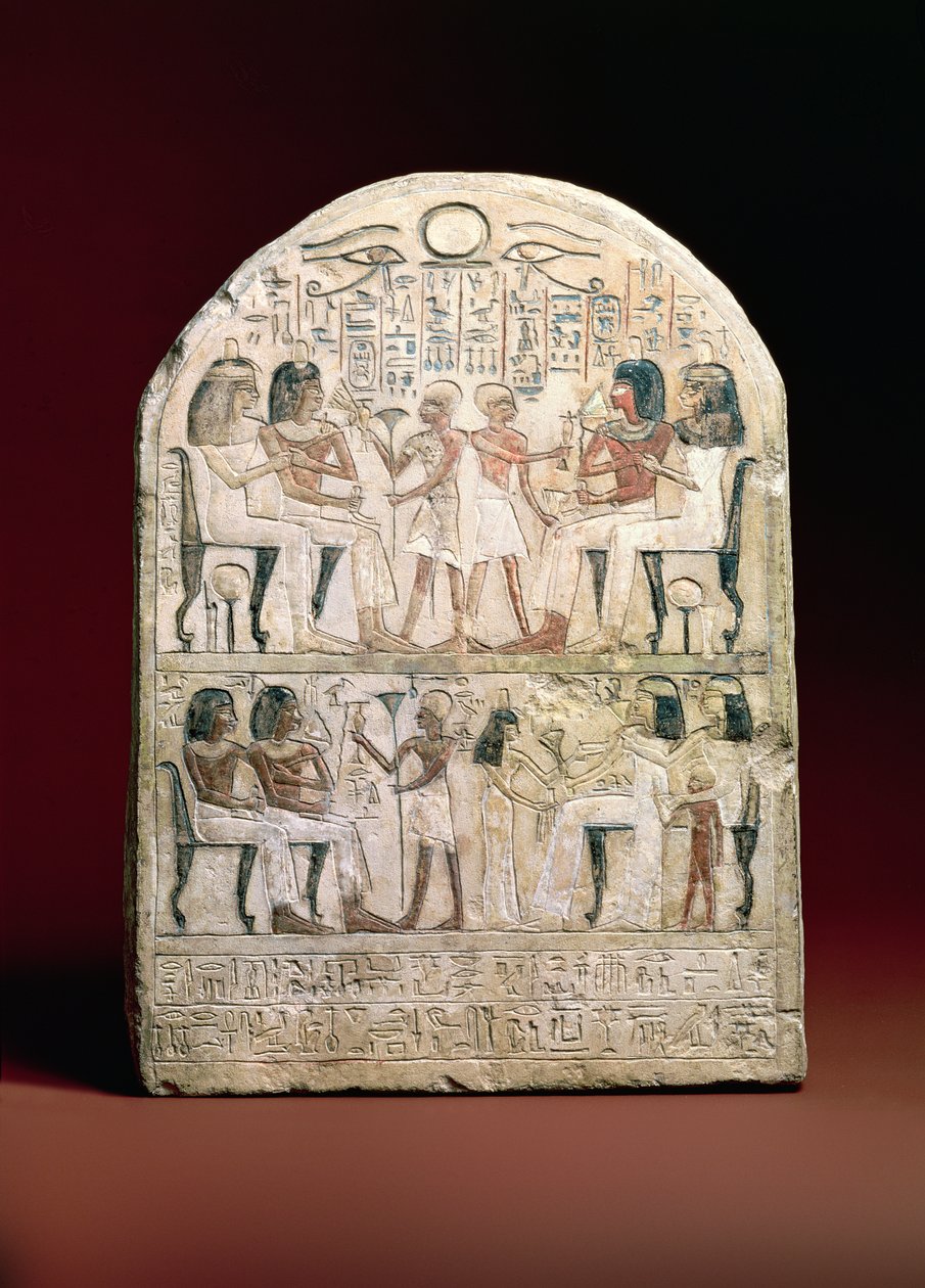 Estela funeraria, 156 a.C. de Egyptian Ptolemaic Period
