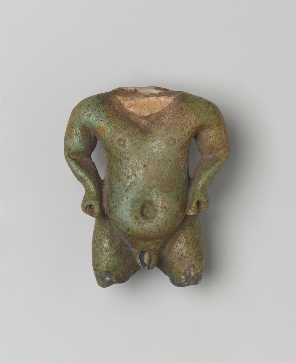 Amuleto fragmentario de Pataikos, 1539-30 a.C. de Egyptian School