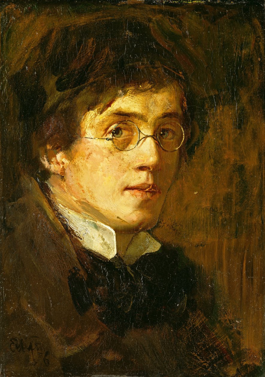 Autorretrato de Hjalmer Eilif Emanuel Peterssen