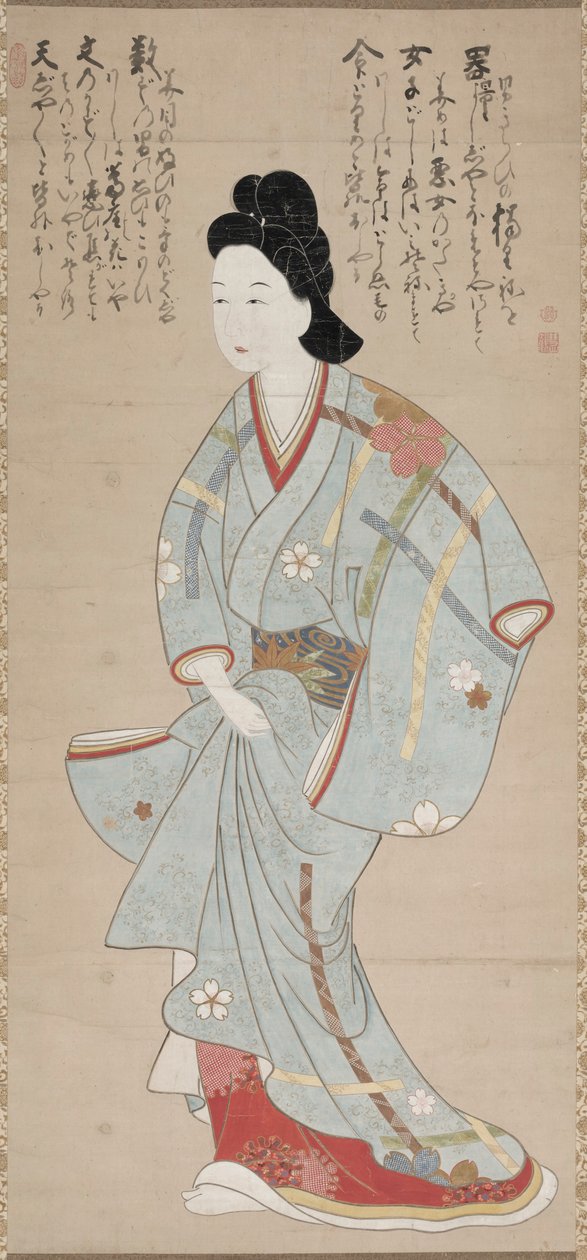 Figura de una mujer, siglo XVIII de Ekaku Hakuin