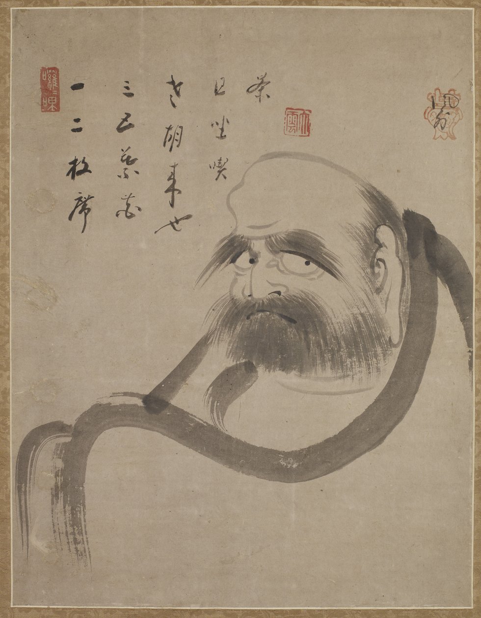 Bodhidharma, c.1645 de Ekun Fugai Ekun Fugai