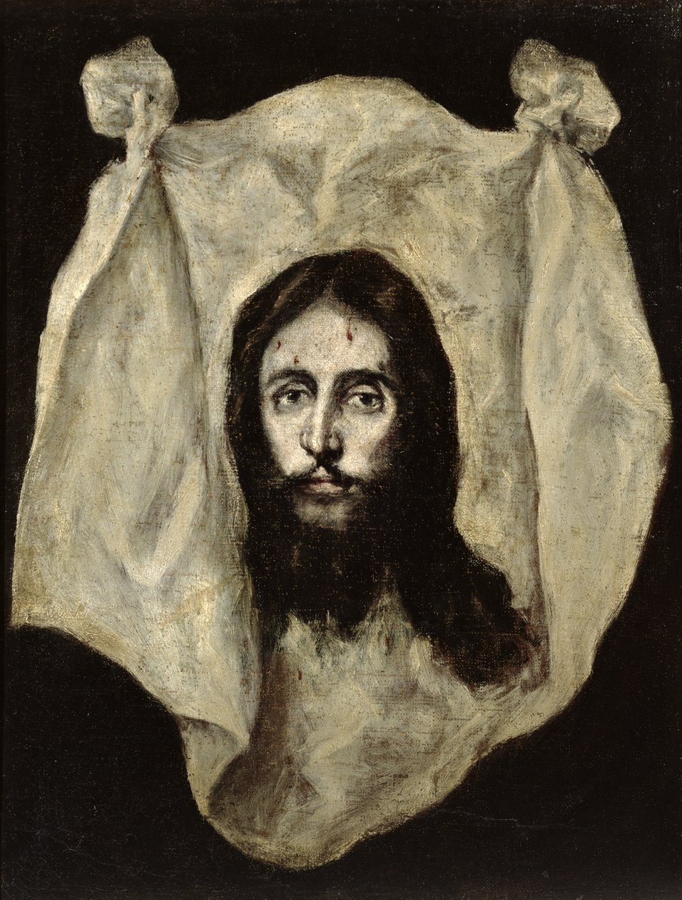 Rostro de Cristo de El Greco