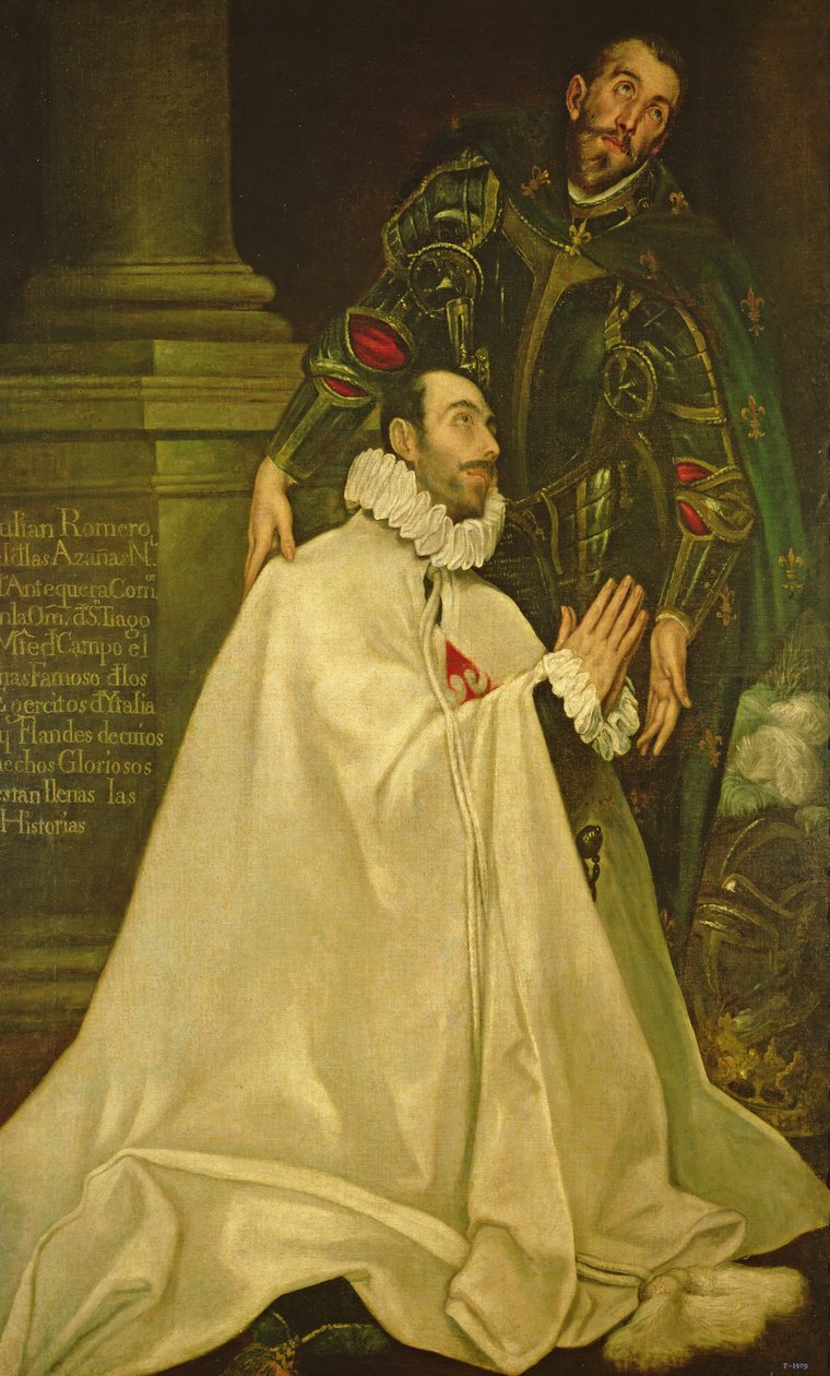 Julian Romero de las Azanas con San Julián de El Greco