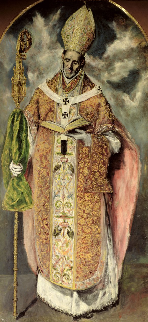 San Ildefonso (607-667) 1605-1610 de El Greco