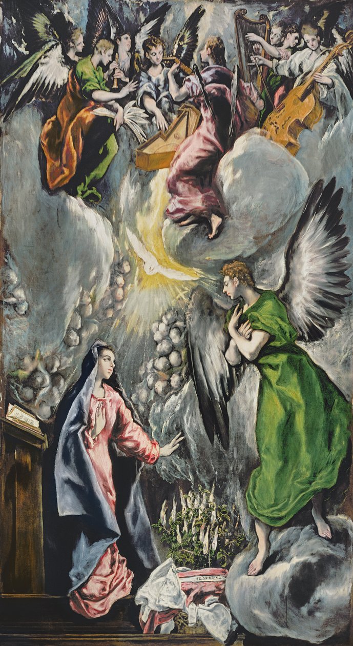 La Anunciación de El Greco