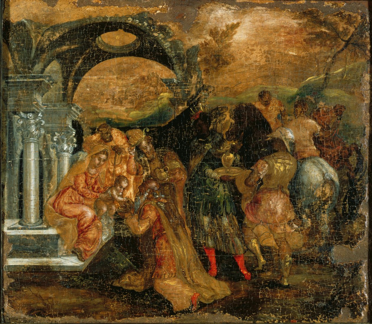 Adoración de los Reyes Magos de El Greco