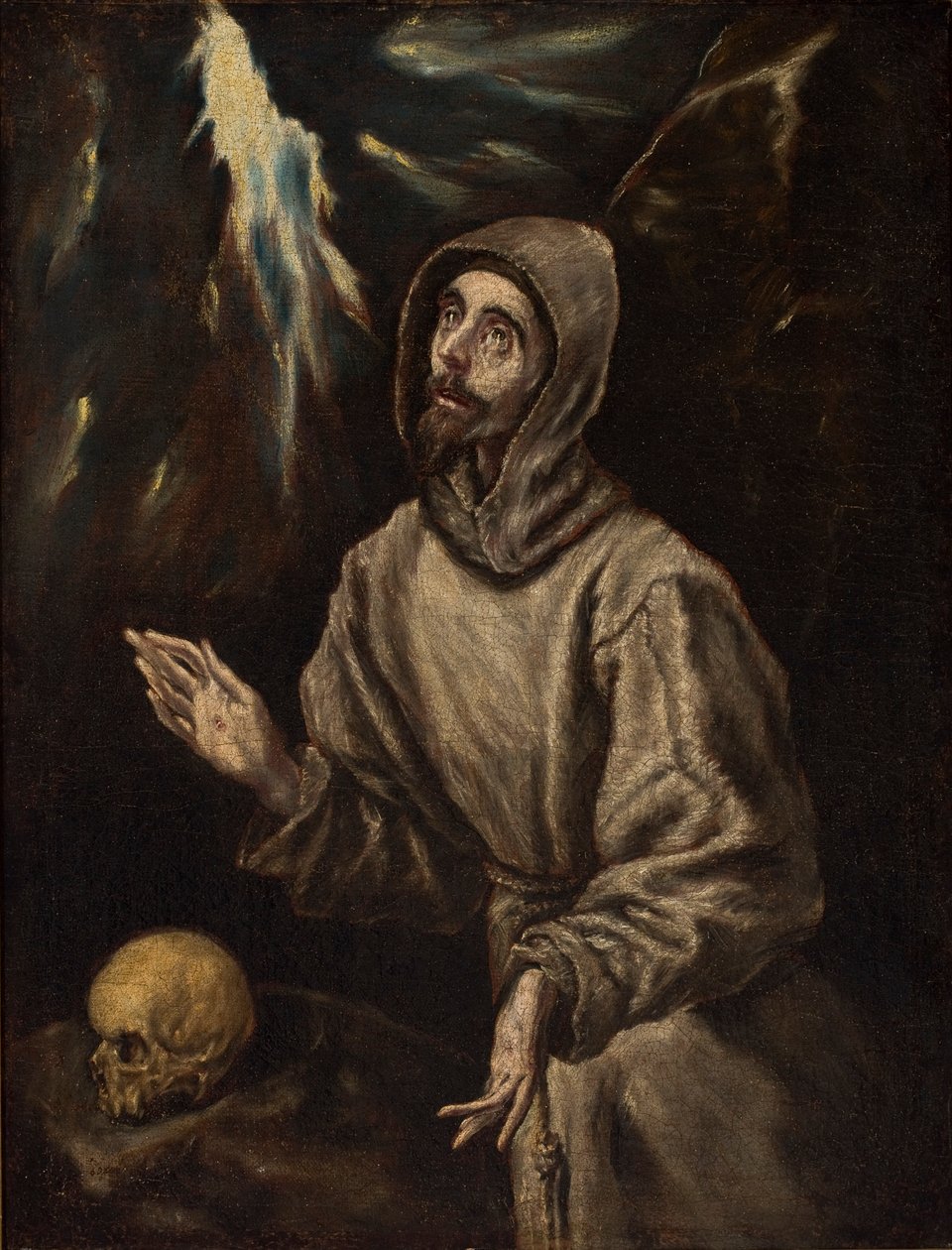 Éxtasis de San Francisco al recibir los estigmas de El Greco